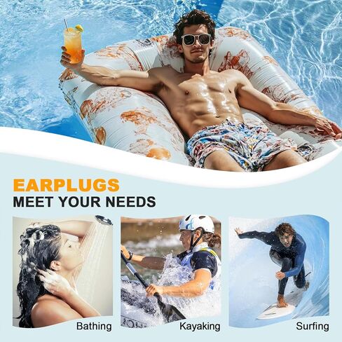 Noise Reducing Ear Plugs, 50dB Noise Cancelling Ear Plugs for Concerts, Reusable Soft Silicone Musicians Earplugs for Side Sleepers/Drummers/Snoring Blocking/Concert Earbuds Protection [Black] in Saudi Arabia