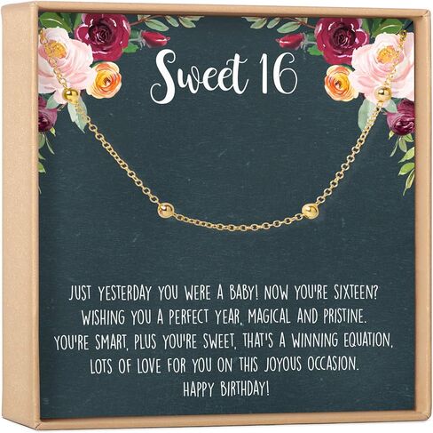 Dear Ava Sweet 16 Bracelet - Sweet Sixteen, Daughter, Granddaughter, Niece, Friend, Heartfelt Card & Jewelry Gift for 16th Birthday, Holidays and more in Saudi Arabia