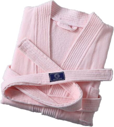 XUEMML Bathrobe Towel Material, Hotel Bathrobes Unisex Adult,100% Cotton Robe ，Spa Long Bathrobe For Ladies Sleepwear in Saudi Arabia