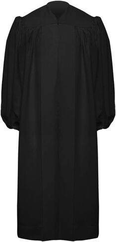 Premium Black Baptismal Robe - 54 (5'9"-5'11") in Saudi Arabia