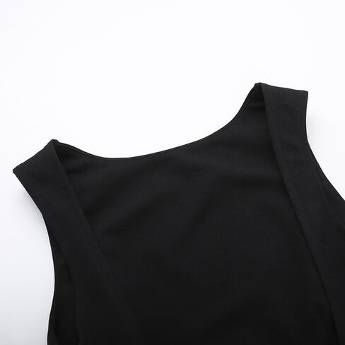 Women's Sexy Sleeveless Boat Neck A-Line Backless Mini Dress Formal Graduation Wedding Club Party Short Dresses in Saudi Arabia