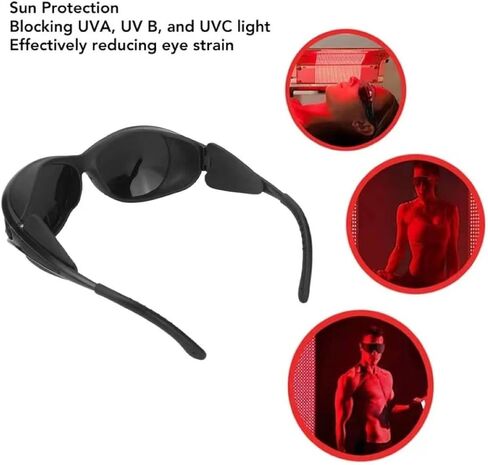 Professional Red Light Therapy Goggles, Infrared & LED Red/Blue Light Protection in Saudi Arabia