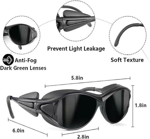 Professional Red Light Therapy Goggles, Infrared & LED Red/Blue Light Protection in Saudi Arabia