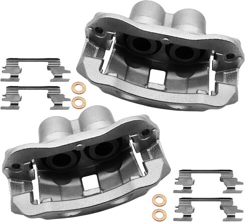 Brake Caliper Front Left and Right Calipers with Bracket 19-3275 & 19-3274 compatible with 2007/2008/2009/2010/2011/2012/2013/2014/2015/2016 T0y0ta Tundra and 2008-2016 Sequoia Calipers Set in Saudi Arabia