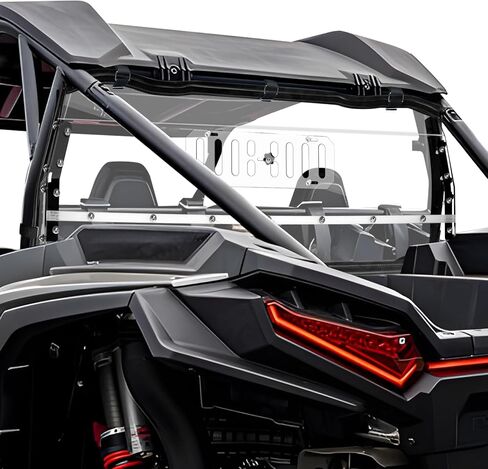 StarknightMT RZR Rear Windshield - 2024+ RZR XP 1000 Windshield Compatible with POLARIS RZR XP 1000/XP 4 1000 Thicken Poly RZR Back Window Accessories Parts in Kuwait