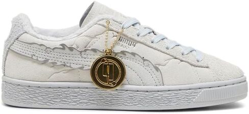 حذاء رياضي PUMA Kids Boys Suede 3 X Op برباط علوي كاجوال - رمادي in Kuwait