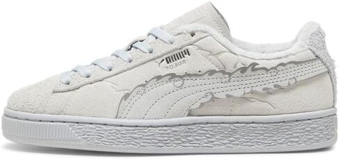 حذاء رياضي PUMA Kids Boys Suede 3 X Op برباط علوي كاجوال - رمادي in Kuwait