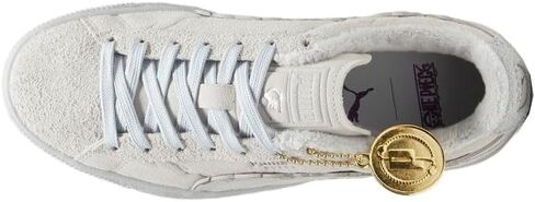 حذاء رياضي PUMA Kids Boys Suede 3 X Op برباط علوي كاجوال - رمادي in Kuwait