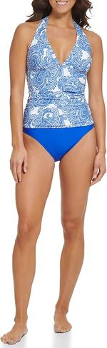 Tommy Hilfiger Women's Standard Tankini Swimsuit Monstera Leaf Small in Saudi Arabia