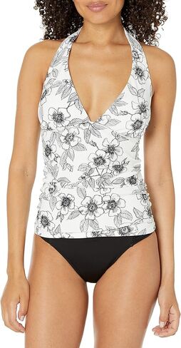 Tommy Hilfiger Women's Standard Tankini Swimsuit Monstera Leaf Small in Saudi Arabia