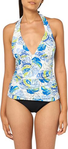 Tommy Hilfiger Women's Standard Tankini Swimsuit Monstera Leaf Small in Saudi Arabia