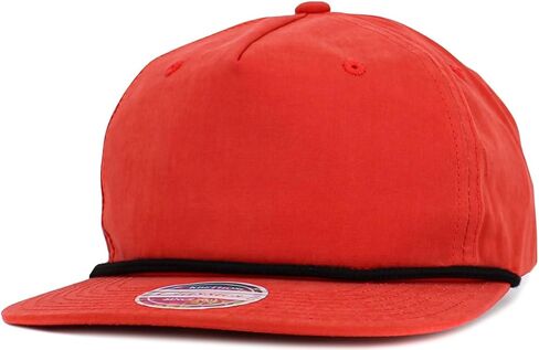 KBETHOS® Classic 5 Panel Peached Cotton Blend Golf Rope Snapback Cap in Saudi Arabia