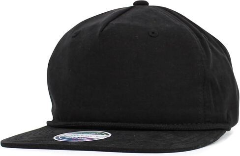 KBETHOS® Classic 5 Panel Peached Cotton Blend Golf Rope Snapback Cap in Saudi Arabia