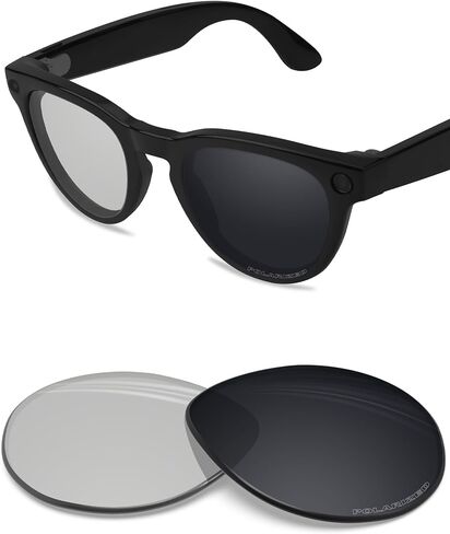 BLAZERBUCK Anti-salt Polarized Replacement Lenses for RayBan Meta Headliner RW4013F (Gen 2) 51mm AI Glasses in Saudi Arabia