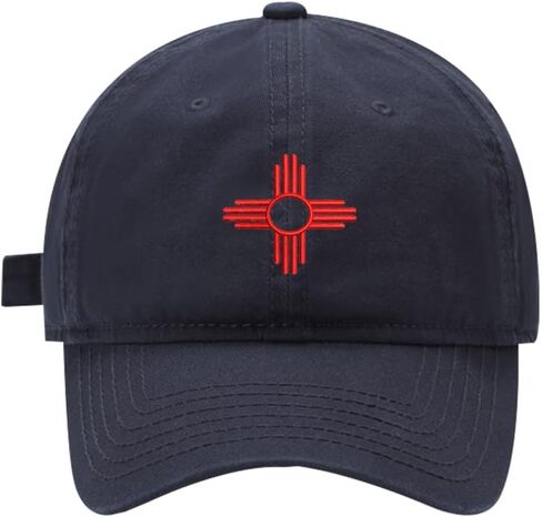 Baseball Cap New Mexico Flag Embroidered for Men Women Cotton Embroidery Baseball Hat Adjustable in Saudi Arabia