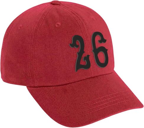 Daxton 3D Vintage Black Custom Number Low Profile قابل للتعديل قبعة بيسبول للأب in Saudi Arabia