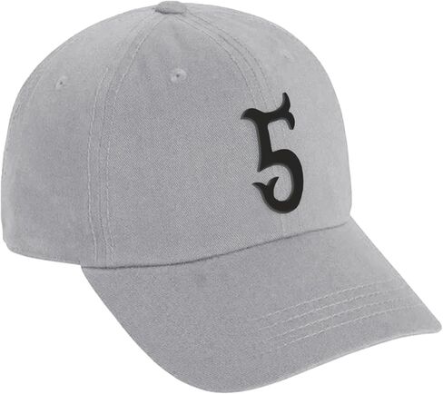Daxton 3D Vintage Black Custom Number Low Profile قابل للتعديل قبعة بيسبول للأب in Saudi Arabia