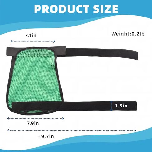 WEEOATAR Leg Bag Holder Urinary Catheter Supplies, Breathable and Easy to Use Catheter Stabilization Device with Pocket for Urine Collection Bags for Men and Women (Grey) in Saudi Arabia