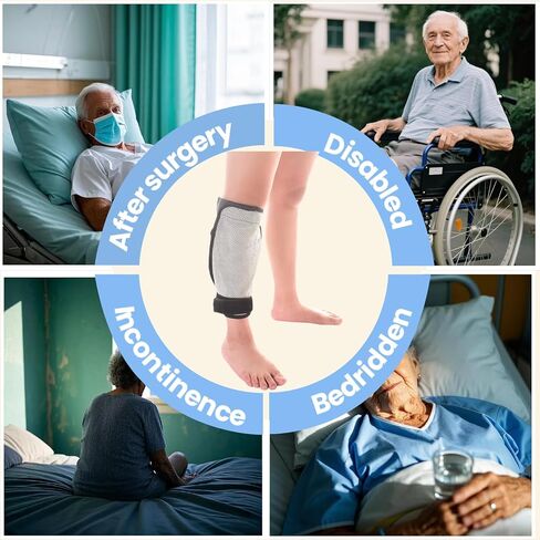 WEEOATAR Leg Bag Holder Urinary Catheter Supplies, Breathable and Easy to Use Catheter Stabilization Device with Pocket for Urine Collection Bags for Men and Women (Grey) in Saudi Arabia