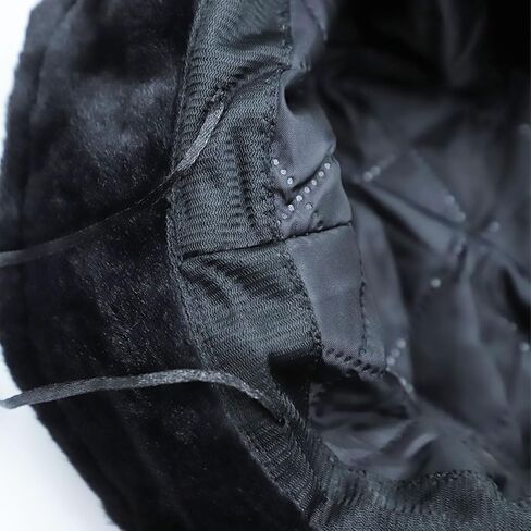 Winter Bucket Hat for Women Men,Warm and Fluffy Hat, Women's Furry Fisherman Cap for Casual, Sports,Trips, Skiing Black in Saudi Arabia