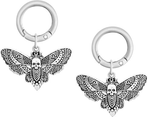 HAQUIL 2PCS Punk Goth Metal Shoe Charm, Gothic Shoe Charms, Boots Pendants, Footwear Jewelry Accessories in Saudi Arabia