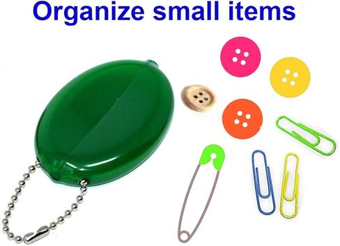 5 Green Coin Purses | Great for Travel | Multi-purpose Durable | Made in USA in Saudi Arabia