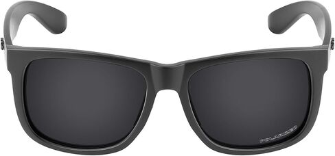 عدسات Mryok Plus مستقطبة بديلة لنظارات Ray-Ban Justin RB4165 مقاس 54 مم، مستقطبة عالية الدقة، حماية من الأشعة فوق البنفسجية، مقاومة للصدمات وملائمة تمامًا - أسود مخفي in Kuwait