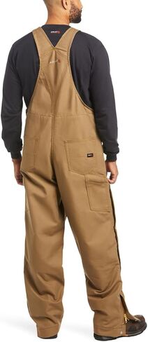 Ariat Men's Flame Resistant Insulated Bib 2.0Coveralls, field khaki, MED 32 in Saudi Arabia