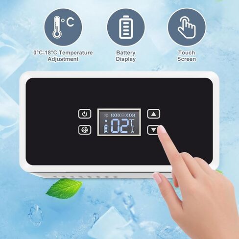 Electric Insulin Cooler Travel Case Box, Medication Cooler for Travel, Insulin Fridge Portable Insulin Refrigerator, LCD Display, Temperature Control, 0°C ~ 18 °C in Saudi Arabia