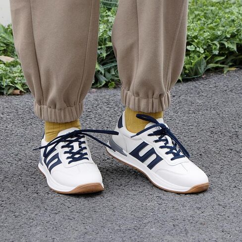 Elastic No Tie Shoe Laces for Kids and Adults Sneakers, Stretch Flat Navy Blue Shoestrings in Saudi Arabia