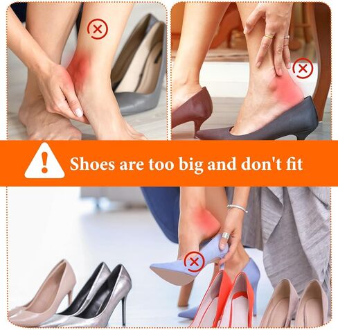 10 أزواج من أشرطة أحذية الكعب العالي الشفافة وغير المرئية، أربطة أحذية من السيليكون للكعب، أشرطة كاحل مضادة للانزلاق للنساء in Saudi Arabia
