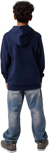 Bioworld Sonic The Hedgehog Sonic Arrows & Checkered Flags Youth Navy Long Sleeve Hooded Sweatshirt in Saudi Arabia