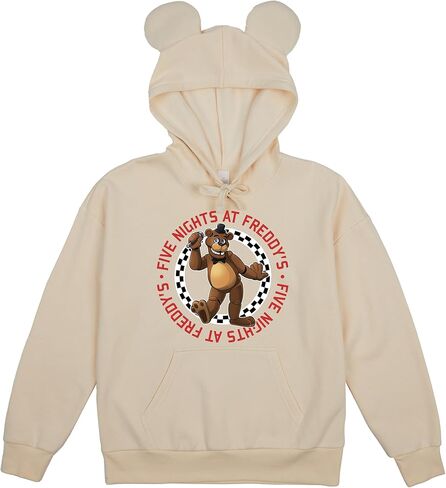 Bioworld Five Nights at Freddy's Five Nights في إطار دائري متقلب مع شخصية فريدي على Tofu Cosplay Hoodie للبالغين in Kuwait