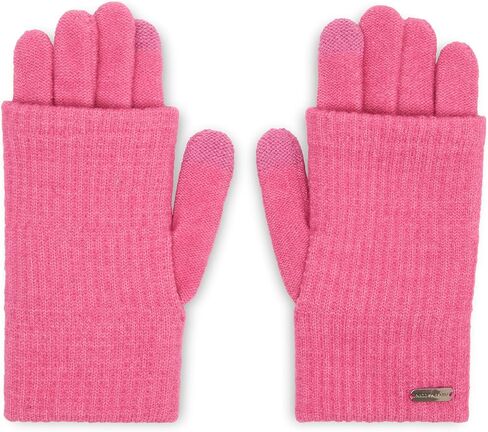 Steve Madden Knit Gloves, Strawberry Pink in Saudi Arabia