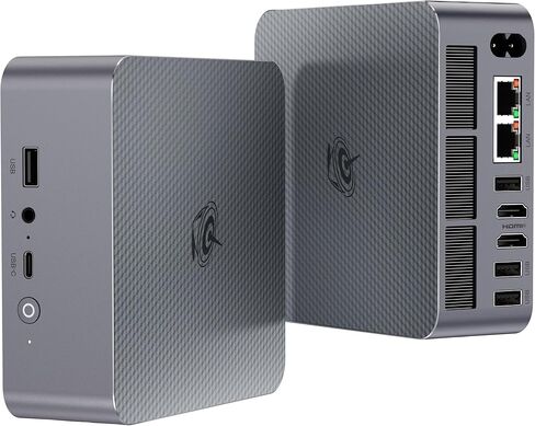 Beelink SER8 Mini PC AMD Ryzen 7 8745HS(UP to 4.9GHz), 32GB DDR5 1TB PCIE4.0 SSD, AMD Radeon 780M Graphics 12core 2600MHz Mini Gaming PC, USB4.0/Triple Display/WiFi6/BT5.2/2.5Gbps LAN Mini Computer in Saudi Arabia