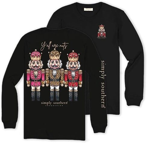 Simply Southern Y'all are Nuts - Nutcrackers - Youth Long Sleeve in Saudi Arabia
