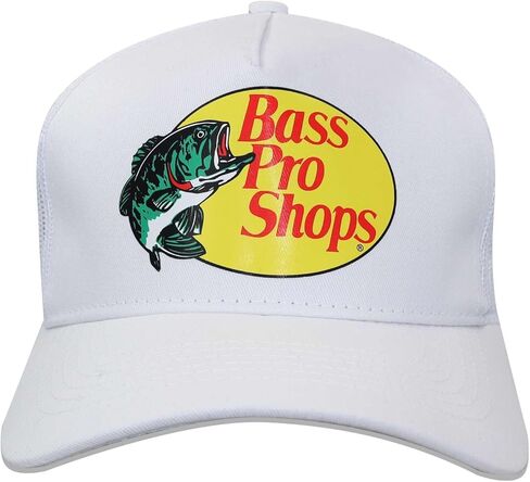 Bass Pro Shops Original Mesh Cap, White, White, Talla Única in Saudi Arabia