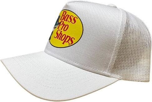 Bass Pro Shops Original Mesh Cap, White, White, Talla Única in Saudi Arabia