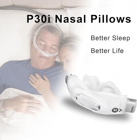 وسادة بديلة لختم الأنف لجهاز Airfit P30i - وسادة قناع الأنف Cpap لـ P30i - سيليكون مريح وناعم وتهوية هادئة (متوسطة) in Kuwait