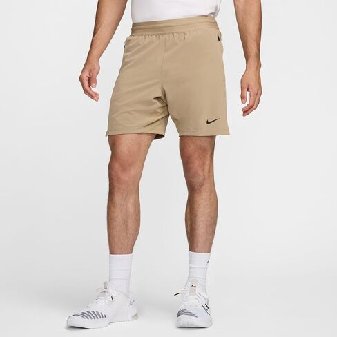 شورت اللياقة البدنية Nike Flex Rep 4.0 للرجال Dri-FIT مقاس 7 بوصات (كاكي/أسود/أسود، FN3004-247) مقاس متوسط in Kuwait