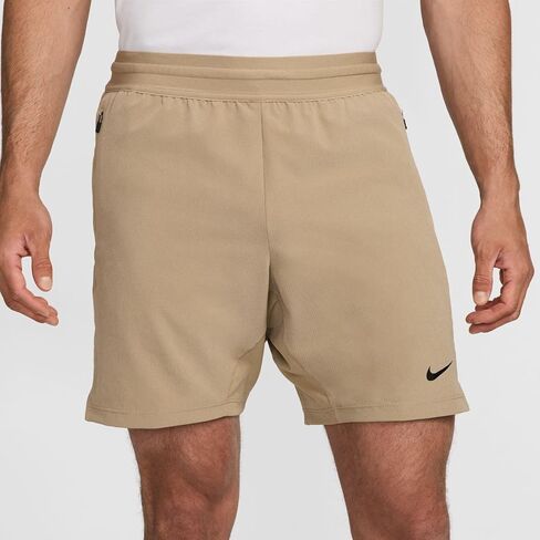 شورت اللياقة البدنية Nike Flex Rep 4.0 للرجال Dri-FIT مقاس 7 بوصات (كاكي/أسود/أسود، FN3004-247) مقاس متوسط in Kuwait