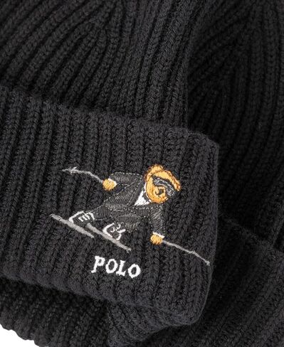 قبعة الدب التزلجي للرجال من POLO RALPH LAUREN - بولو أسود in Saudi Arabia