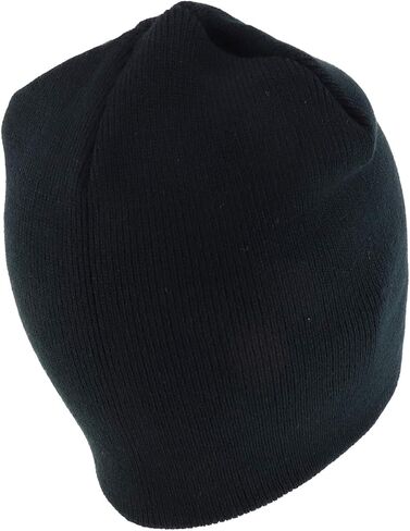 Armycrew Thin Blue Line TBL Flag Embroidered Short Winter Knit Beanie in Saudi Arabia