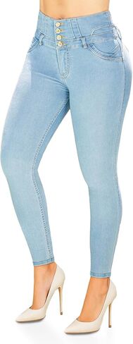 Pantalones Colombianos Levanta Cola, Skinny Stretchy Colombian Pants – Butt Lifting Jeans in Saudi Arabia