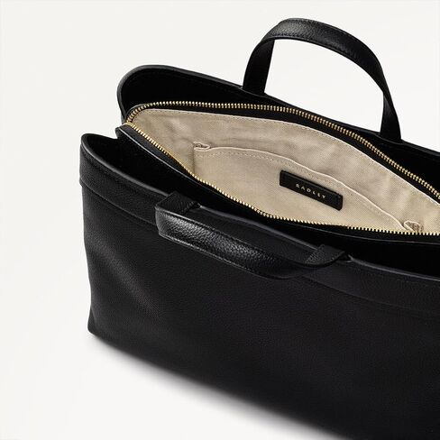 RADLEY London Albany Mews Women's Medium Ziptop Satchel Bag, Black in Saudi Arabia