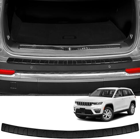 ZZEQYG Bumper Protector ABS Material for Ford Explorer 2011 2012 2013 2014 2015 2016 2017 2018 2019 Accessories Rear Bumper Guard Trunk Sill Protector in Kuwait