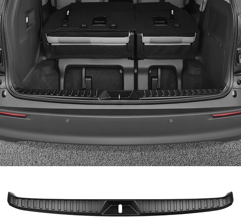 ZZEQYG Bumper Protector ABS Material for Ford Explorer 2011 2012 2013 2014 2015 2016 2017 2018 2019 Accessories Rear Bumper Guard Trunk Sill Protector in Kuwait