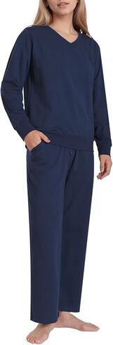 Latuza Women's Petite Cotton Lounge Set Long Sleeve Loungewear Outfits in Saudi Arabia