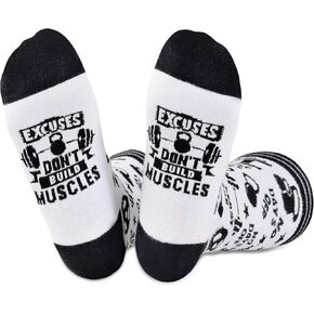 InnoBeta Workout Gifts Socks for Men, Women, Deadlift Enthusiast, One Size in Saudi Arabia
