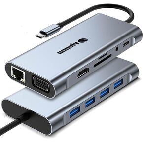 Vienon USB C إلى محول HDMI لـ Monitor ، 4K HDMI إلى USB C محطة إرساء الكمبيوتر المحمول ، Thunderbolt 3/4 متوافق مع MacBook Pro/Air ، Galaxy S8 إلى S23 ، iPhone 15/16 ، iPad Pro ، IMAC ، Surffic in Kuwait